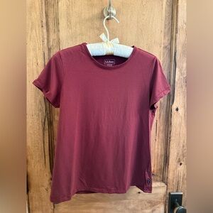 L.L. Bean Cotton Tee, Shortsleeved Crewneck